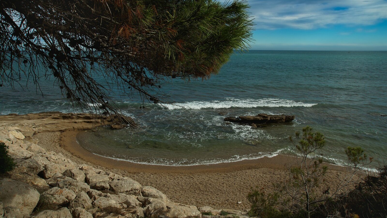 Vista de Platja de Santa Llúcia
