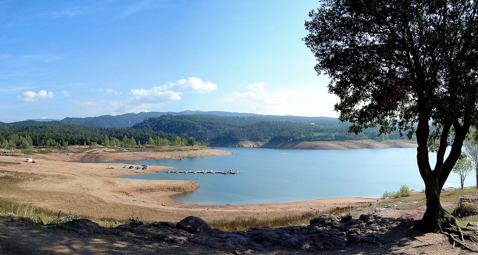 Vista de Embassament Sau 1